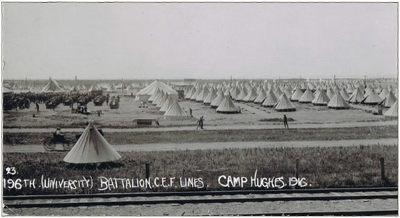 196th Battalion at Camp Hughes